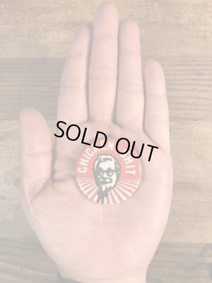 80年代頃のケンタッキーの皮肉のメッセージが書かれたヴィンテージの缶バッチ