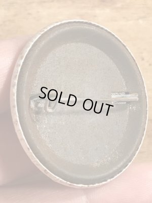 80’sのDepression's Over...のメッセージが書かれたヴィンテージの缶バッチ