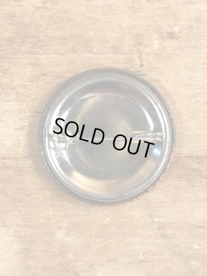 80'sのI Love Everybody And You're Next!のメッセージが書かれたビンテージの缶バッジ