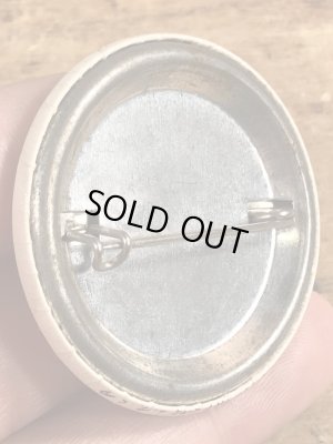 80’sのU.S.Food & Drug Administration Cocaine Research Dept.のメッセージが書かれたヴィンテージの缶バッチ