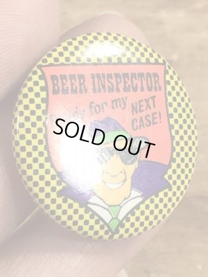 80年代頃のAmerican gag bag社製のメッセージが書かれたビンテージの缶バッジ