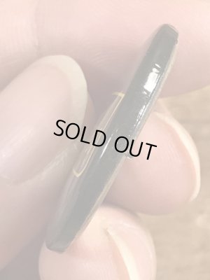 80年代頃のBon Jourと書かれたビンテージの缶バッ