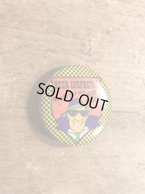 80年代頃のAmerican gag bag社製のメッセージが書かれたビンテージの缶バッジ