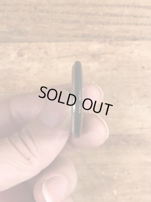 80年代頃のBon Jourと書かれたビンテージの缶バッ