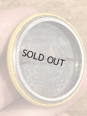 80’sのPanic!のメッセージが書かれたヴィンテージの缶バッチ