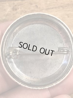 80’sのU.S.Food & Drug Administration Cocaine Research Dept.のメッセージが書かれたヴィンテージの缶バッチ