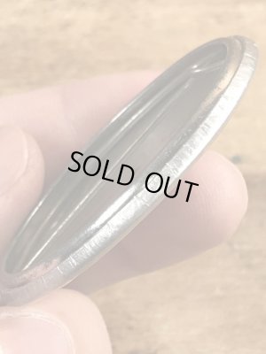 80’sのアンハイザーブッシュビールのメッセージが書かれたヴィンテージの缶バッチ