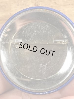 80'sのAt My Age I Don't Have To Act Responsible!のメッセージが書かれたヴィンテージの缶バッチ