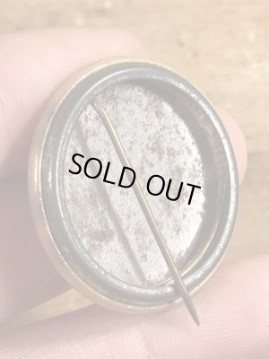 60'sのMary Poppins Is A Junkieメッセージが書かれたヴィンテージの缶バッジ