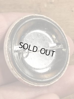 80’sのHeavenとハートが描かれたビンテージの缶バッジ