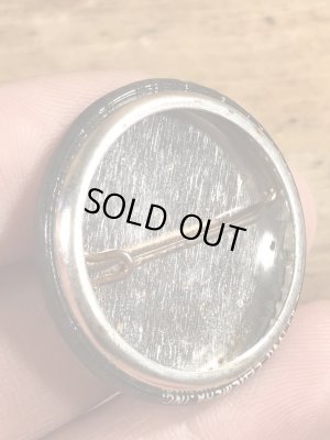 90'sのWhat Part Of “No!” Didn't You Understand?のメッセージが書かれたビンテージの缶バッジ