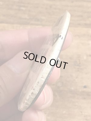 80年代頃のI Am A Nympho Incase Of An... のメッセージが書かれたヴィンテージの缶バッチ