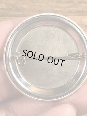 80'sのDanger!! High Voltage Wiresのメッセージが書かれたヴィンテージの缶バッチ