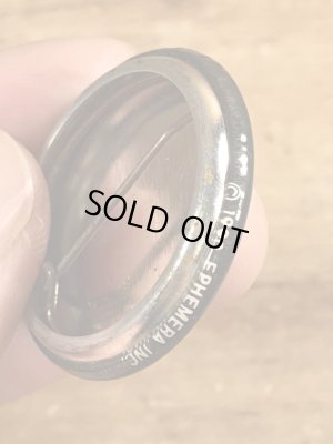 90'sのWhat Part Of “No!” Didn't You Understand?のメッセージが書かれたビンテージの缶バッジ