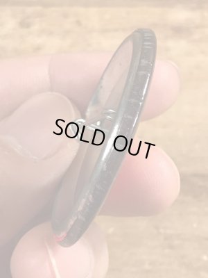 80'sのI'm Back By Popular Demandのメッセージが書かれたヴィンテージの缶バッチ