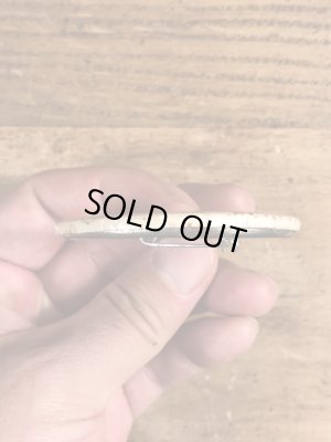 80's のI Am A Nympho Incase Of An... のメッセージが書かれたビンテージの缶バッジ