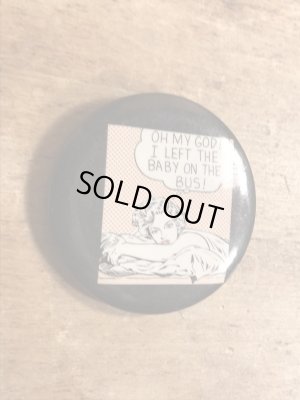 80年代頃のロイリキテンスタインのビンテージの缶バッジ