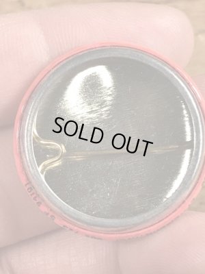 80'sのDangerous Unless Heavily Sedatedのメッセージが書かれたビンテージの缶バッジ