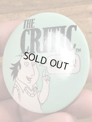 90’sのThe Criticのビンテージの缶バッジ