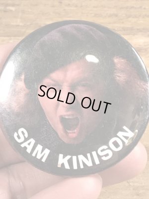 80年代頃のサムキニソンのビンテージの缶バッジ