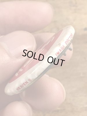 80’sのHeavenとハートが描かれたビンテージの缶バッジ