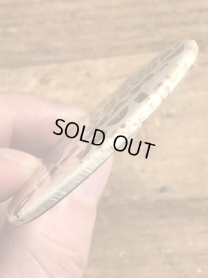 80年代頃のI Am A Nympho Incase Of An... のメッセージが書かれたヴィンテージの缶バッチ