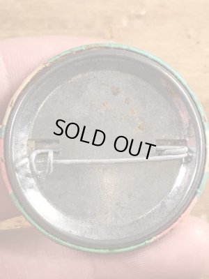 80'sのPut A Little Fun In Your Life-Me.Me.Meのメッセージが書かれたビンテージの缶バッジ