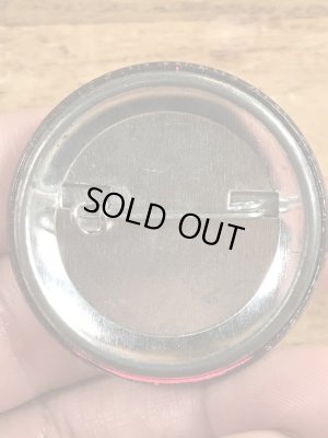 80'sのI'm Back By Popular Demandのメッセージが書かれたヴィンテージの缶バッチ