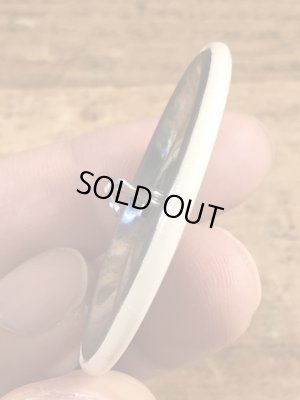 80'sのNo Grumpsのメッセージが書かれたビンテージの缶バッジ