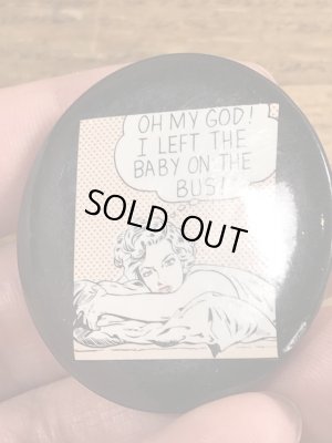 80’sのLichtensteinのヴィンテージの缶バッチ