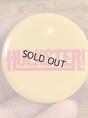 80年代頃のハルクホーガンのビンテージの缶バッジ