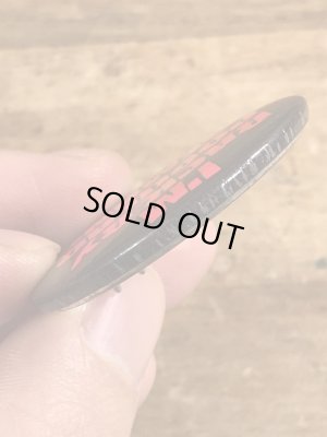 80年代頃のI'm Back By Popular Demandのメッセージが書かれたビンテージの缶バッジ