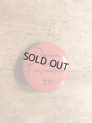 70年代頃のトムペティのビンテージの缶バッジ