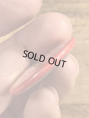 80年代頃のSubvert The Dominant Paradigmのメッセージが書かれたビンテージの缶バッジ