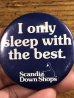 80年代頃のI Only Sleep With The Best.のメッセージが書かれたヴィンテージの缶バッチ