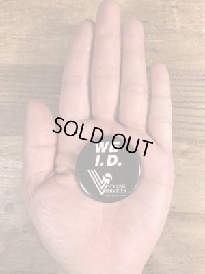 80年代頃の企業物のビンテージの缶バッジ