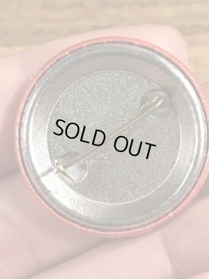 80’sのSubvert The Dominant Paradigmのメッセージが書かれたヴィンテージの缶バッジ