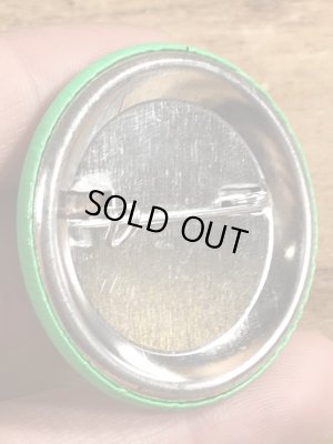 80’sのI'd Rather Be Highのメッセージが書かれたヴィンテージの缶バッチ