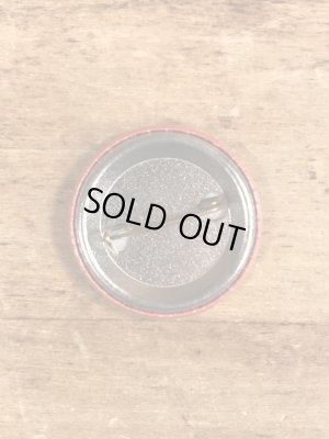 80’sのSubvert The Dominant Paradigmのメッセージが書かれたヴィンテージの缶バッジ