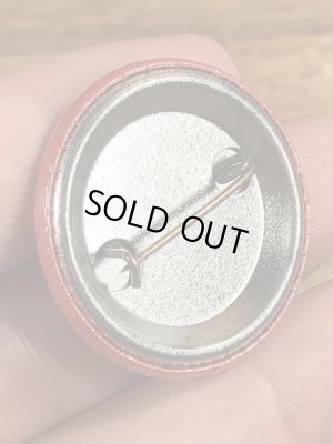 80’sのSubvert The Dominant Paradigmのメッセージが書かれたヴィンテージの缶バッジ