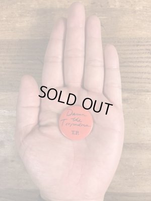 70年代頃のトムペティのビンテージの缶バッジ