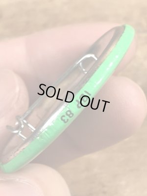 80’sのI'd Rather Be Highのメッセージが書かれたヴィンテージの缶バッチ