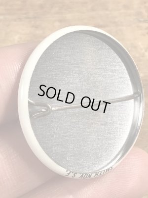 80’sのI Love SFのメッセージが書かれたヴィンテージの缶バッチ