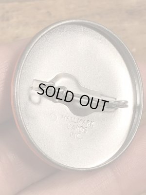 80'sのBrain Donorのメッセージが書かれたビンテージの缶バッジ