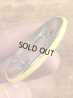 80'sのThe 4 Worst Things...のメッセージが書かれたビンテージの缶バッジ