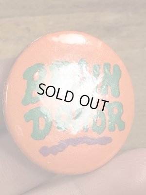 80年代頃のBrain Donorのメッセージが書かれたヴィンテージの缶バッチ