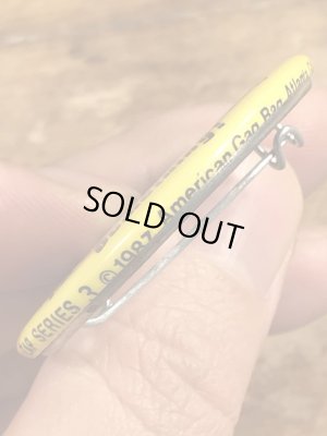 80'sのDon't Stop Now...のメッセージが書かれたヴィンテージの缶バッチ