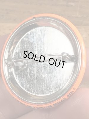 80年代頃のI May Be Fat...のメッセージが書かれたビンテージの缶バッジ