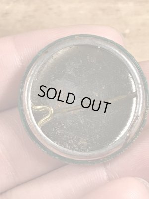 80'sのI'm Only In This For The Moneyのメッセージが書かれたビンテージの缶バッジ