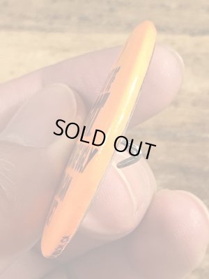 80年代頃のI May Be Fat...のメッセージが書かれたビンテージの缶バッジ